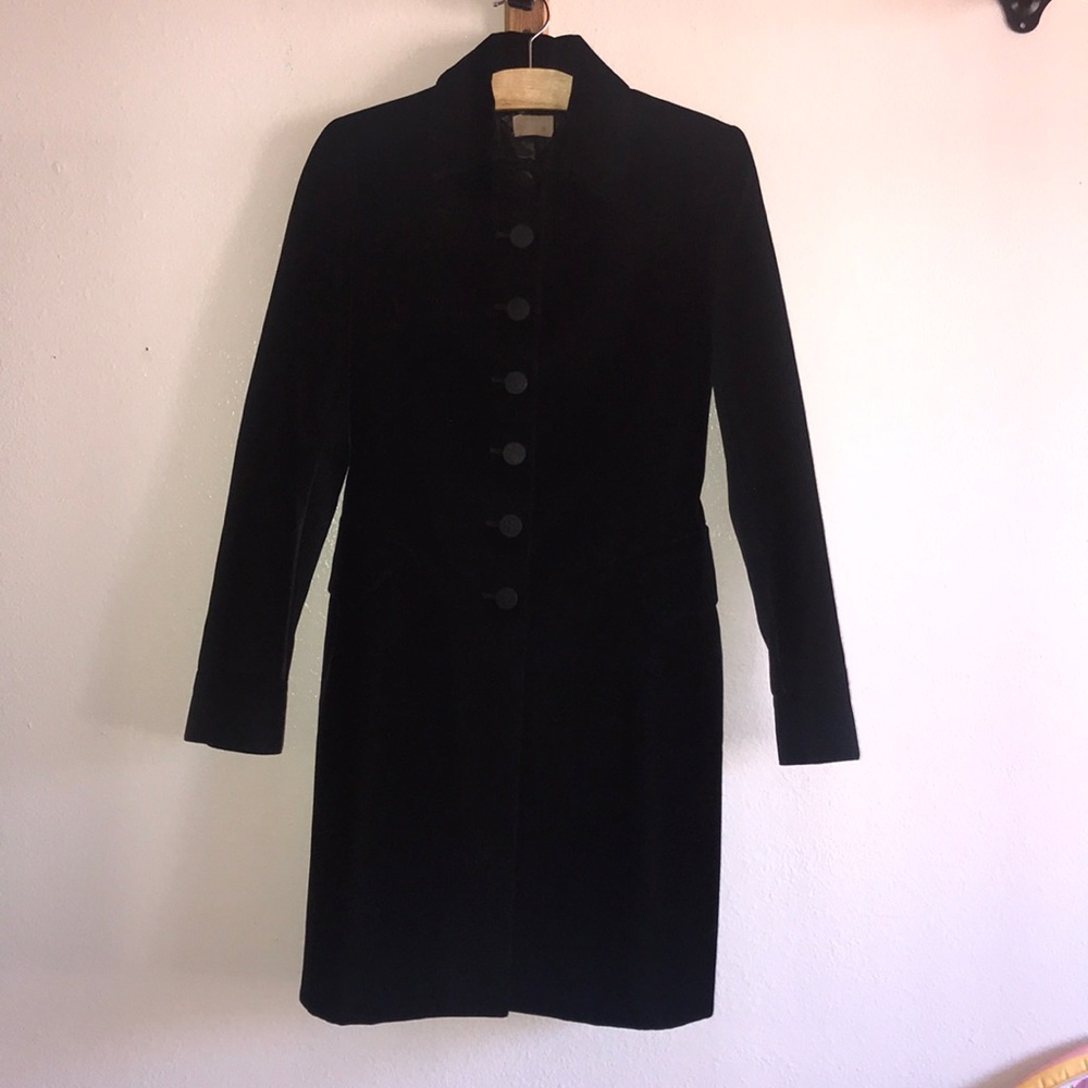 ALAÏA VELVET LONG COAT